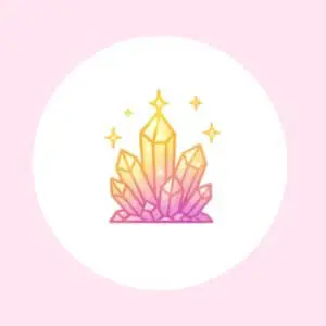 Valódi ásványbetéttel készült kristálykulacs ikon