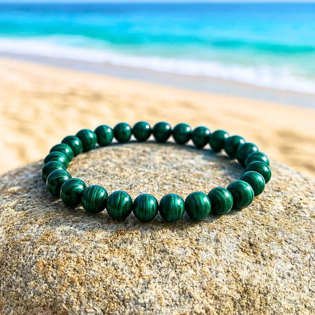 A szív alkímiája – Malachit karkötő